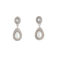 Rhodium Mini Angelina Drop Earrings - link has visual effect only