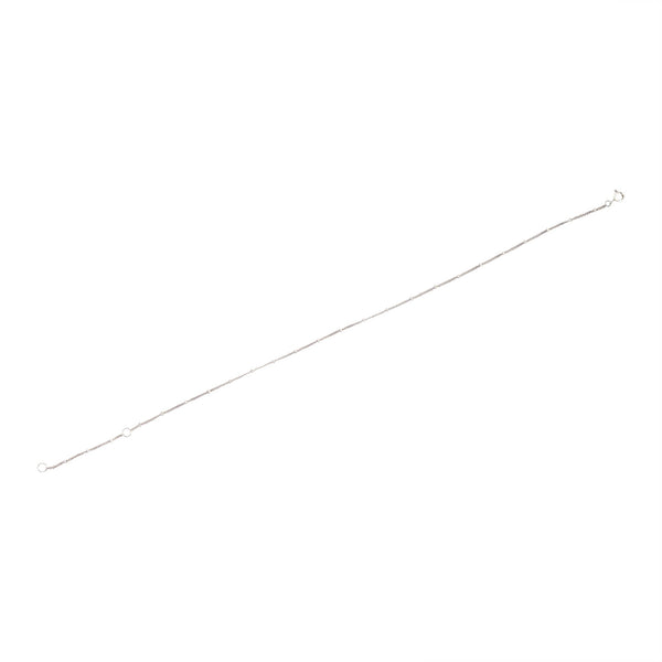 Sterling Silver Bead Chain Anklet