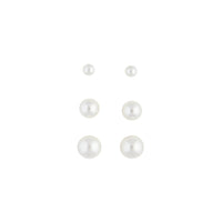 Silver Polished Ball Stud Earring Pack - link has visual effect only