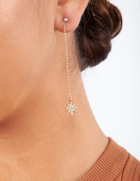 Fine Celestial Thread Drop Earrings - link has visual effect only