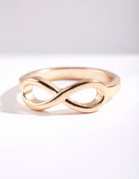 Gold Infinity Ring - link has visual effect only