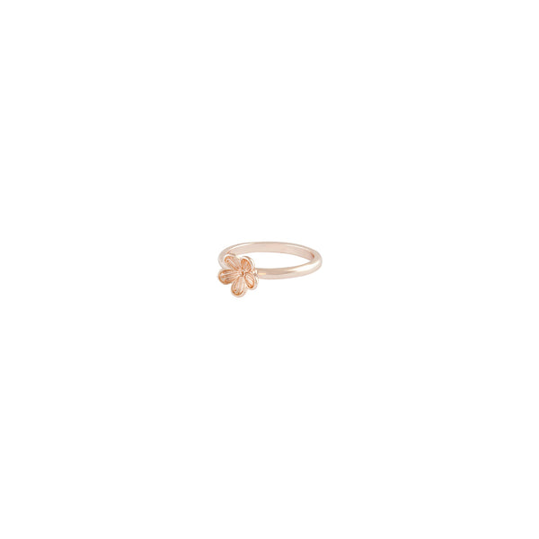 Rose Gold Mini Flower Ring