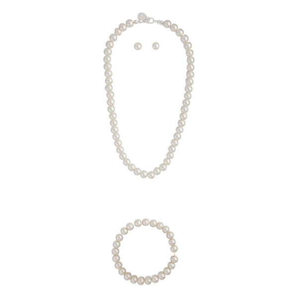 Classic Pearl Jewellery Set