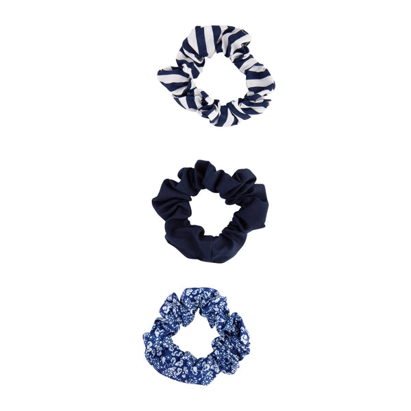 Multi-Design Blue Scrunchie Pack