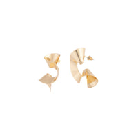 Gold Swirl Statement Stud Earrings - link has visual effect only