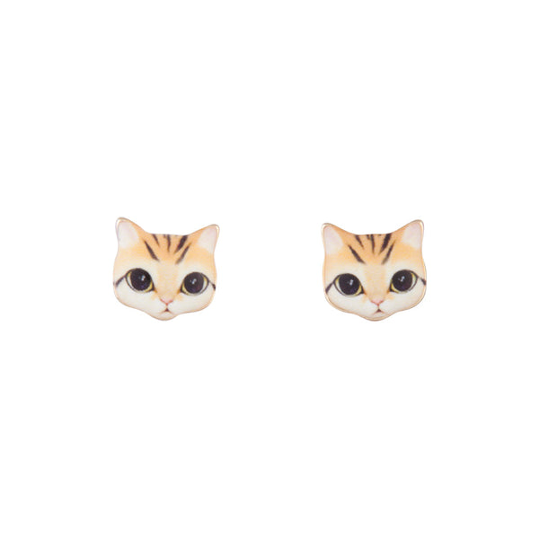 Mini Kitten Stud Earrings