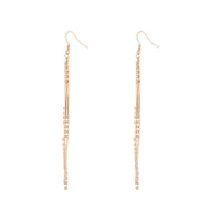 Gold Cup Chain Multi Bar Earrings - link has visual effect only