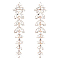 Rose Gold Graduated Navette Earrings - link has visual effect only
