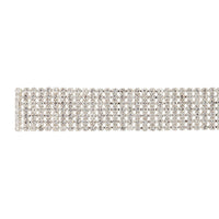 Silver Thick Diamante Choker - link has visual effect only