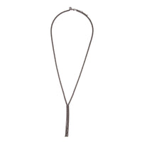 Gunmetal Chain Y Neck Necklace - link has visual effect only