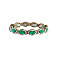 Emerald Marquise Diamante Stretch Bracelet - link has visual effect only