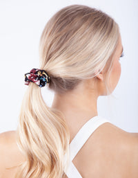 Satin Mixed Floral Scrunchie Pack - link has visual effect only