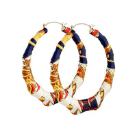 Fabric Covered Bamboo Hoop - link has visual effect only