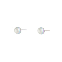 Classic Silver Mermaid Stud Earrings - link has visual effect only