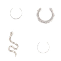 Silver Snake Stud & Cuff Pack - link has visual effect only