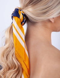 Square Mustard Dot Bandana Hair Scarf - link has visual effect only