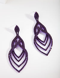 Peacock Chain Chandelier Earrings - link has visual effect only