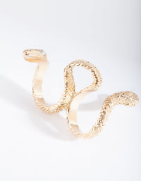Gold Snake Multi Finger Ring - link has visual effect only