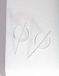 Sterling Silver Stick Drop Earrings - link has visual effect only