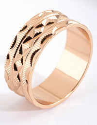 Gold Art Deco Ring - link has visual effect only