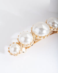 Large Graduating Pearl Hair Clip - link has visual effect only