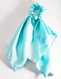Teal Scarf Scrunchie - link has visual effect only