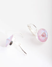Pink Diamond Simulant Drop Earrings - link has visual effect only