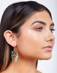 Midnight Wings Out Bird Earrings - link has visual effect only