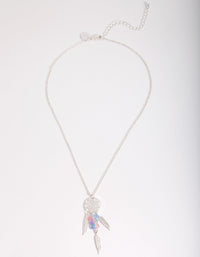 Kids Silver Dreamcatcher Necklace - link has visual effect only