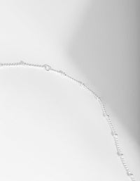 Sterling Silver Diacut Ball Chain Necklace - link has visual effect only