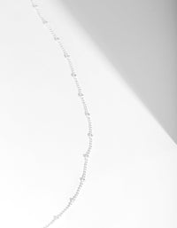 Sterling Silver Diacut Ball Chain Necklace - link has visual effect only