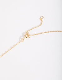 Gold Plated Sterling Silver Open & Solid Star Necklace - link has visual effect only