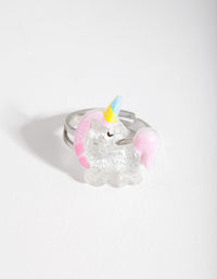 Kids Glitter Unicorn Ring - link has visual effect only