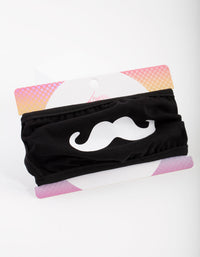 Black Moustache Face Mask - link has visual effect only