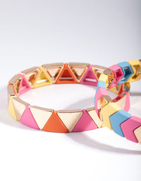 Gold Triangle Metal Bracelet Pack - link has visual effect only