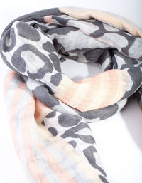 Leopard & Stripe Scarf - link has visual effect only