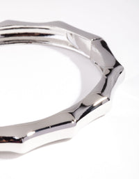 Silver Bamboo Bangle - link has visual effect only