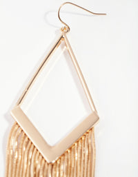 Gold Diamond Snakechain Earrings - link has visual effect only