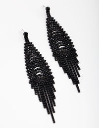 Matte Cup Chain Waterfall Earrings - link has visual effect only