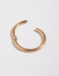 Gold Titanium Fine Clicker Ring - link has visual effect only
