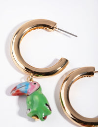 Toucan Huggie Earrings - link has visual effect only