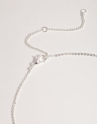 Silver Plated Diamante Star Necklace - link has visual effect only