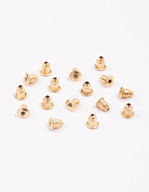 Gold Earring Backs 16-Pack