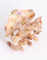 Acrylic Cream Marble Small Clip - link has visual effect only