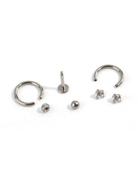 Titanium Mix Piercing Earring Pack - link has visual effect only