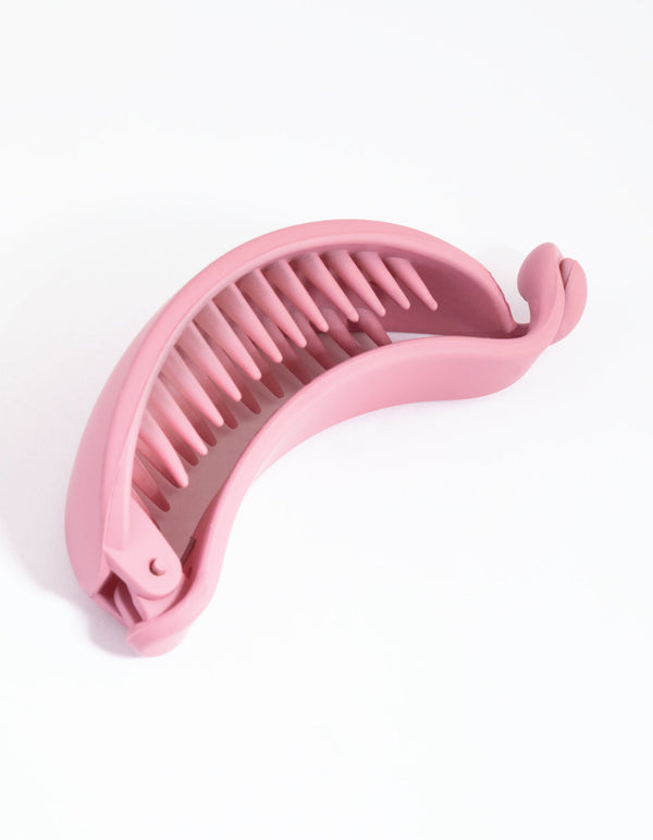 Blush Banana Hair Claw Clip Lovisa