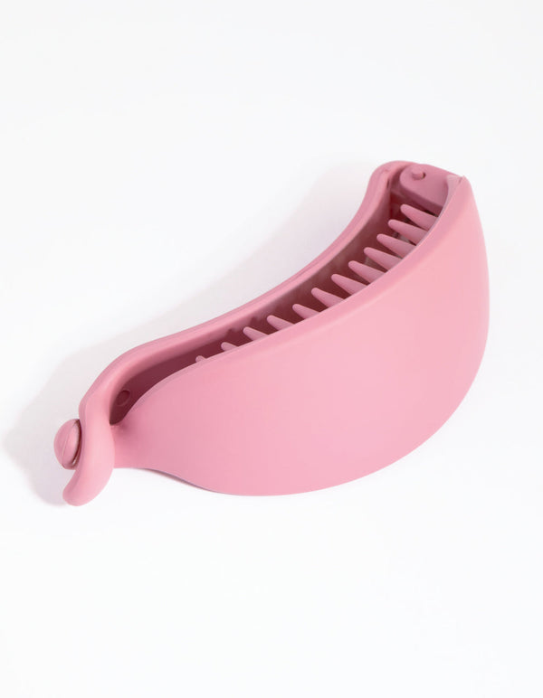 Blush Banana Hair Claw Clip Lovisa