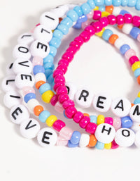 Kids Happy Bracelet 5-Pack - link has visual effect only