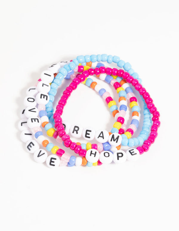 Kids Happy Bracelet 5-Pack