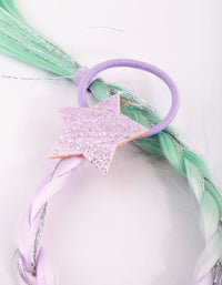 Kids Faux Hair Star Braid Tie - link has visual effect only